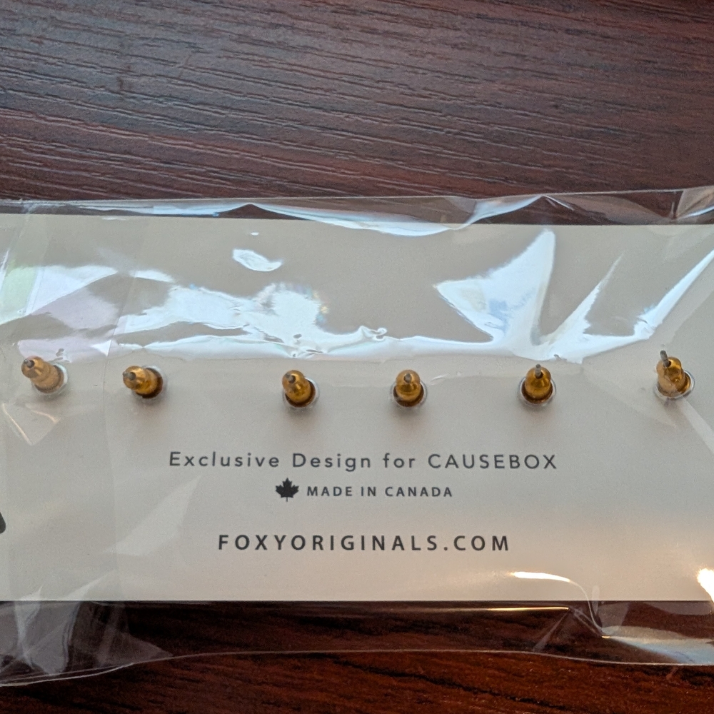 Foxy Originals Gold and Silver Toned Earrings Set - Picture 6 of 6
